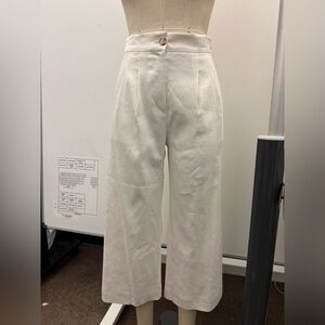 Antonio Melani - White Women's Wide-Leg Pants - Size 4